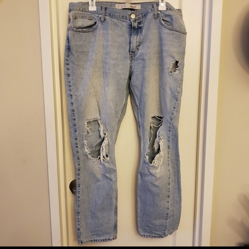 Primark Denim Co. Destroyed Denim Boyfriend Jeans